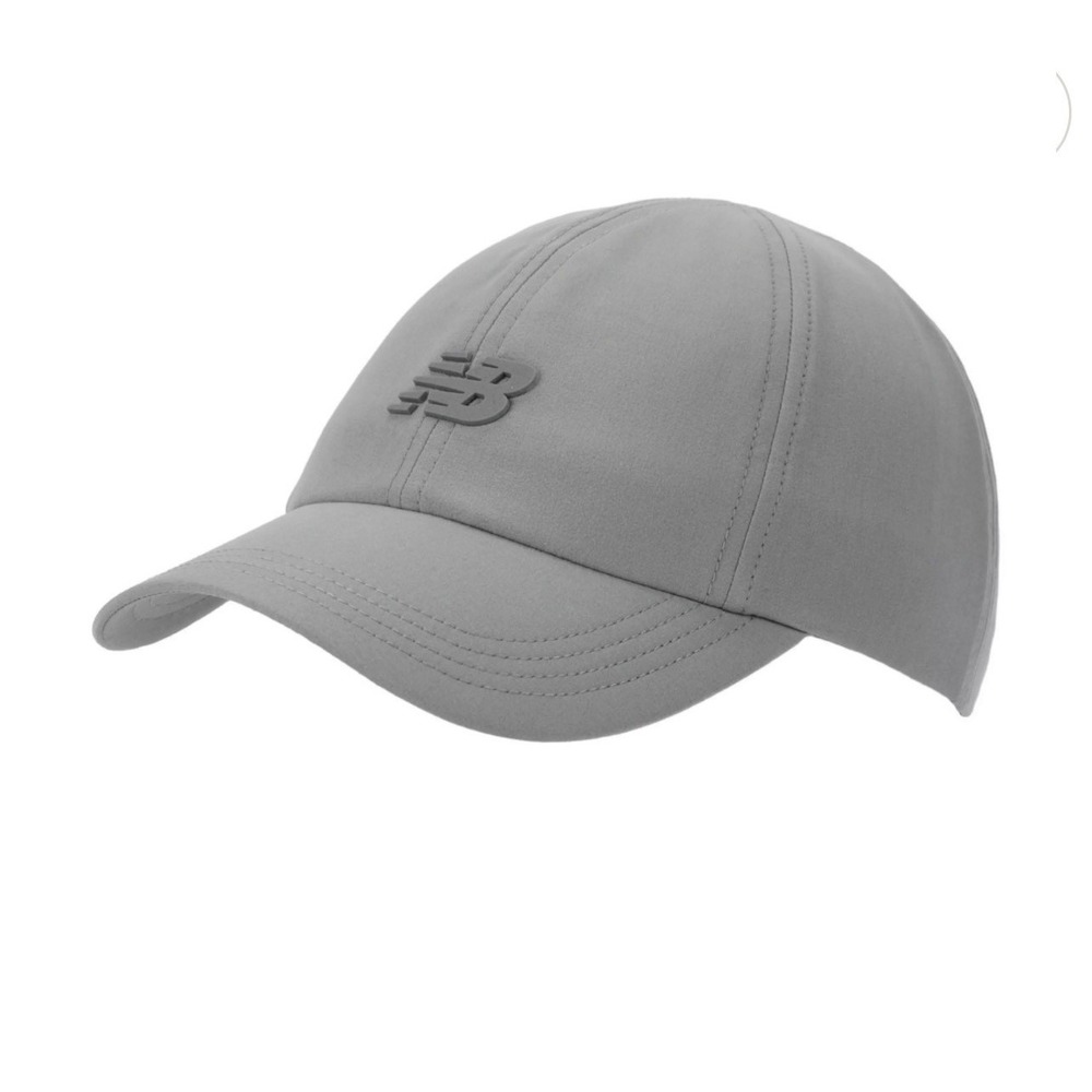 NWT New Balance Unisex 6 Panel Performance running workout Cap V2 Hat Slate Gray